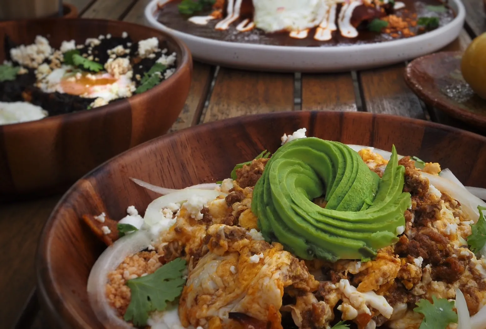 Chilaquiles and other tasty breakfast at Dos Burros